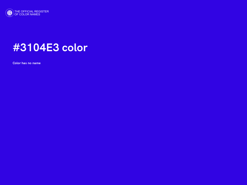 #3104E3 color image