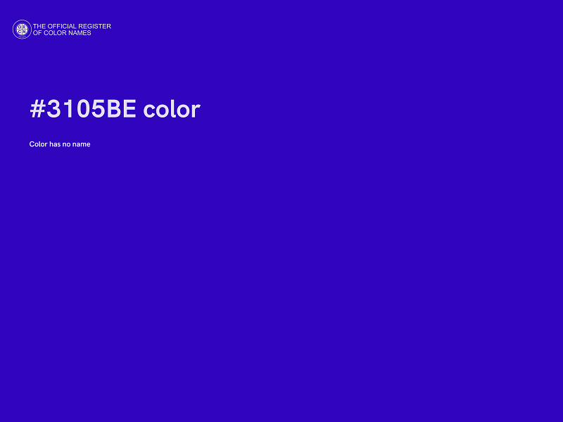 #3105BE color image