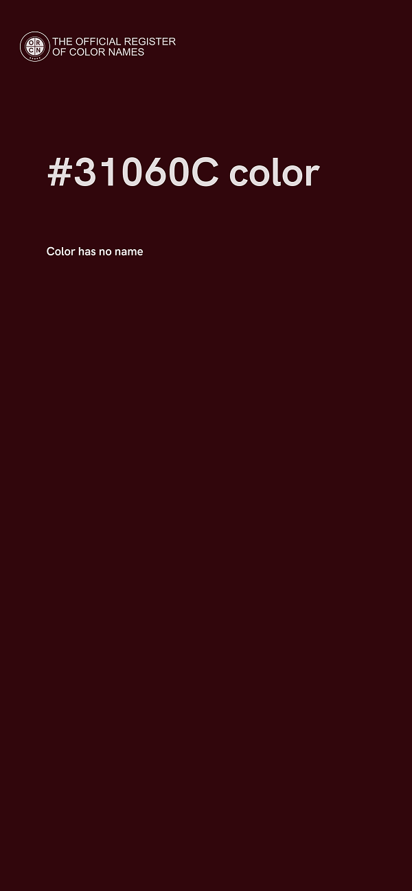 #31060C color image