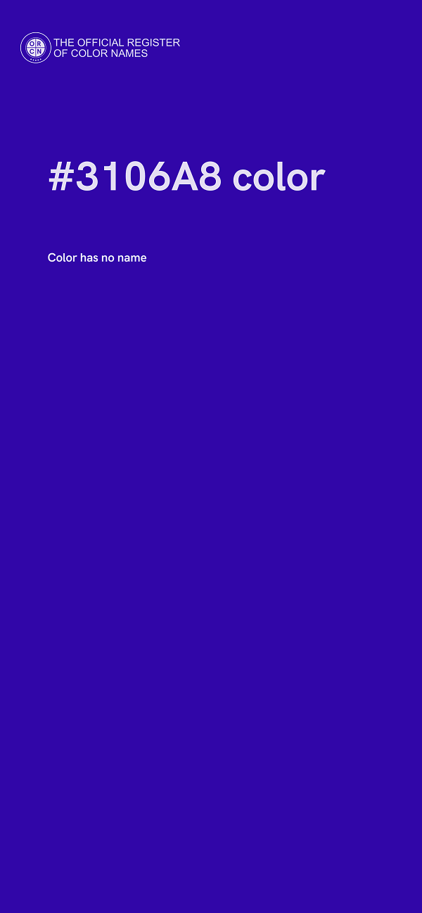 #3106A8 color image