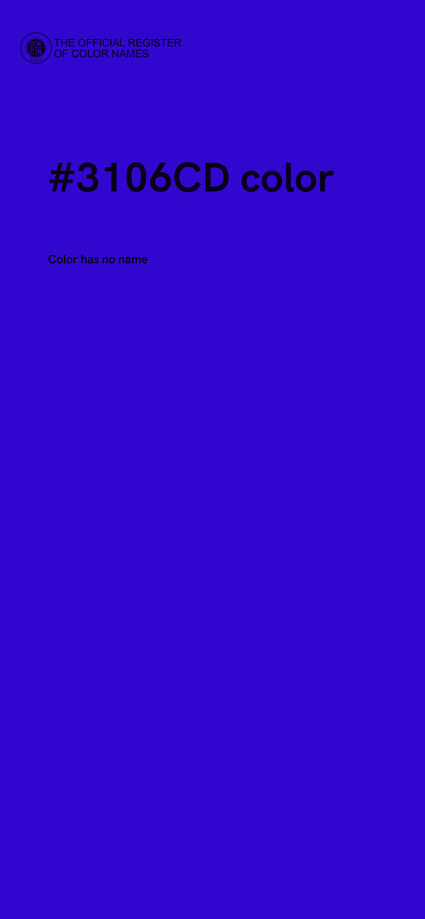 #3106CD color image