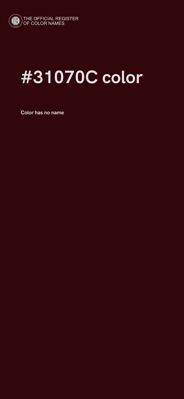 #31070C color image