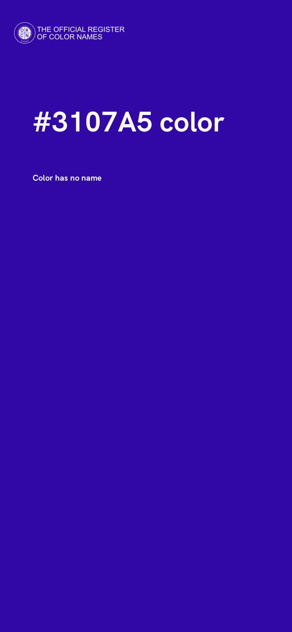 #3107A5 color image