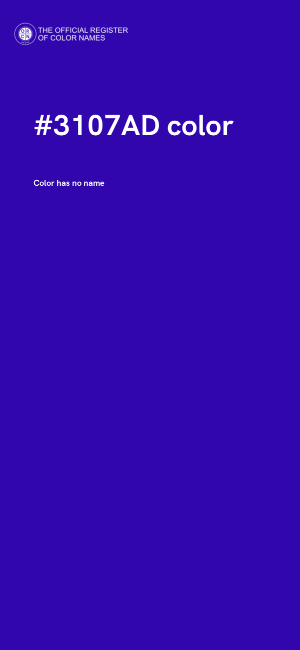 #3107AD color image