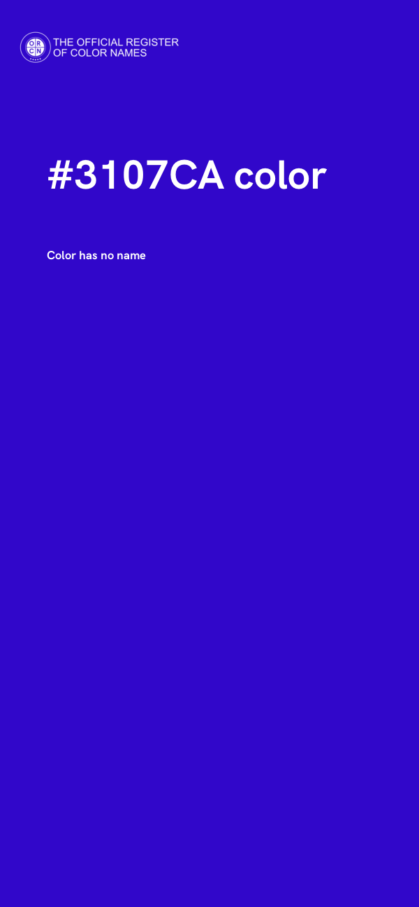 #3107CA color image