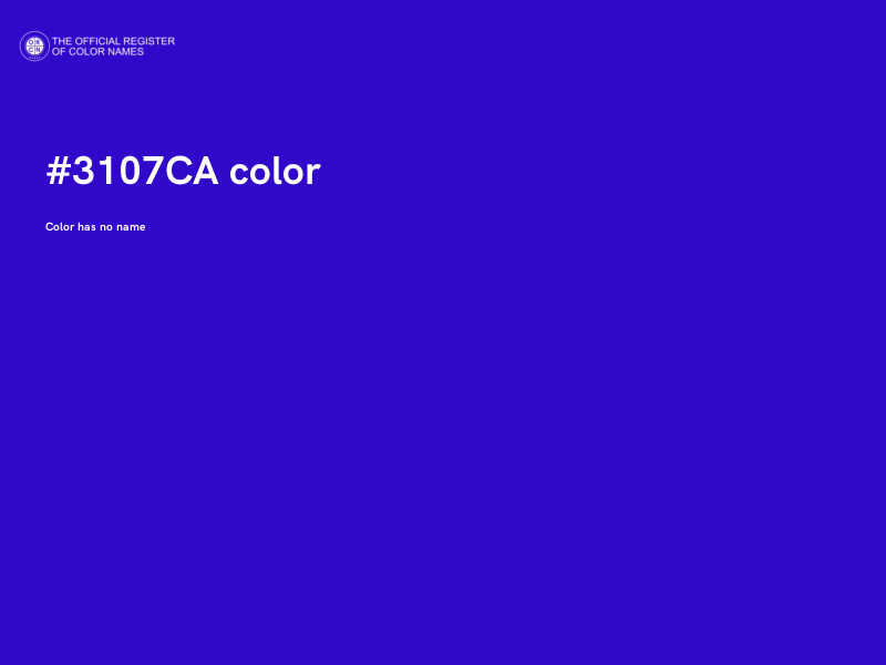 #3107CA color image