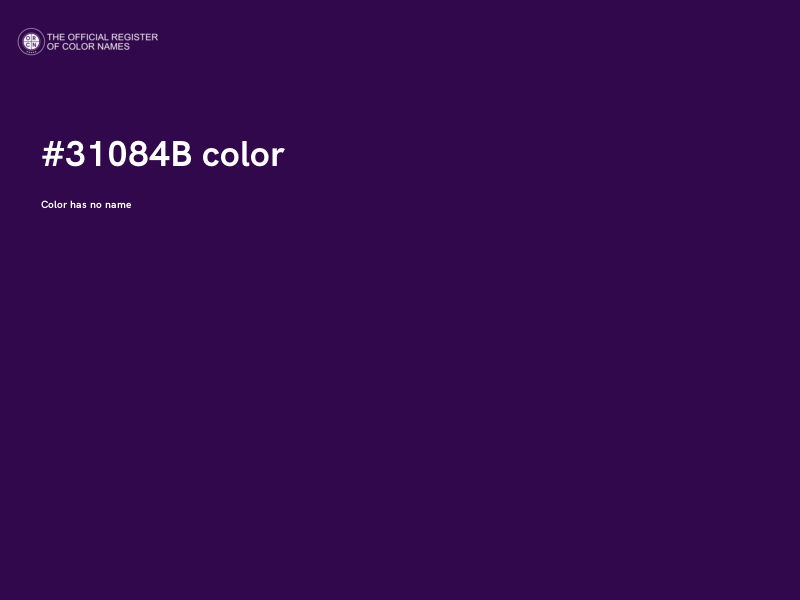 #31084B color image
