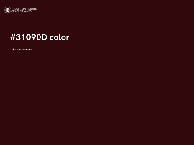 #31090D color image