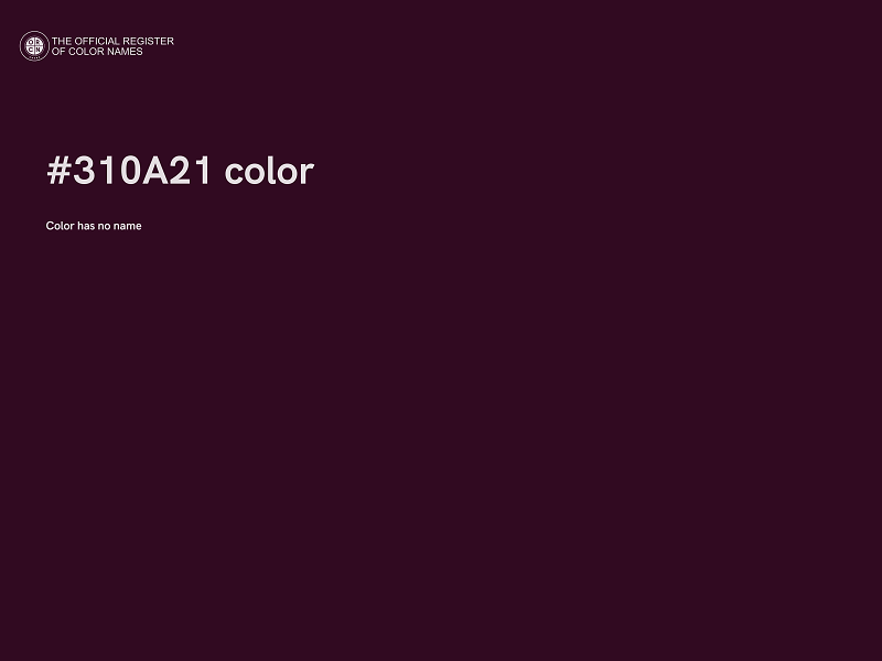 #310A21 color image