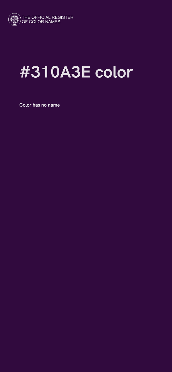 #310A3E color image