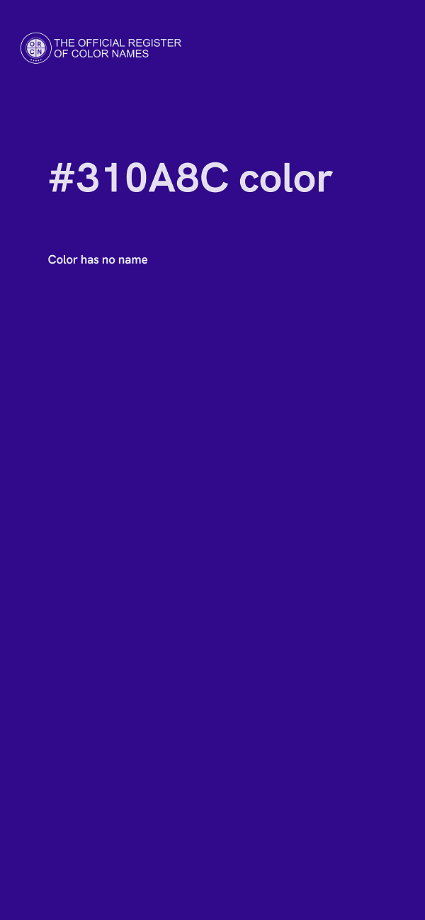 #310A8C color image