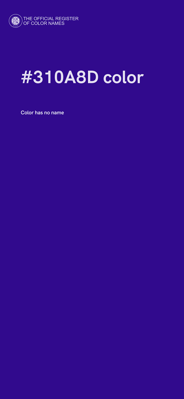 #310A8D color image