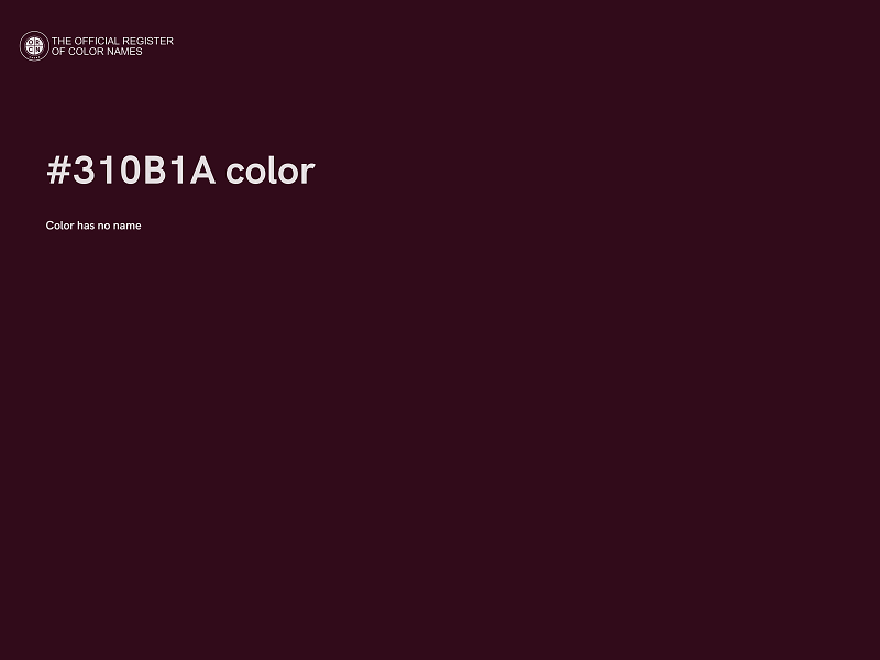 #310B1A color image