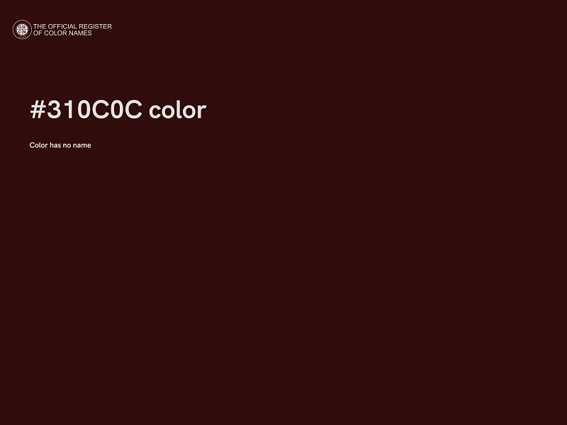 #310C0C color image