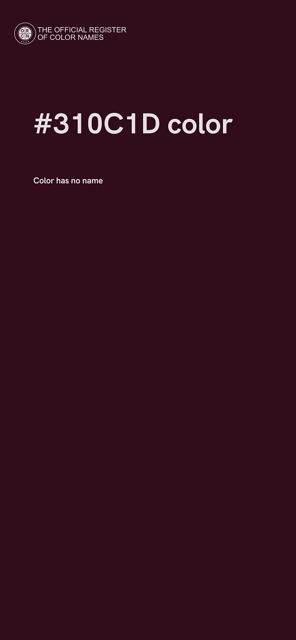 #310C1D color image