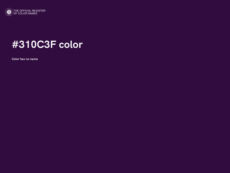 #310C3F color image