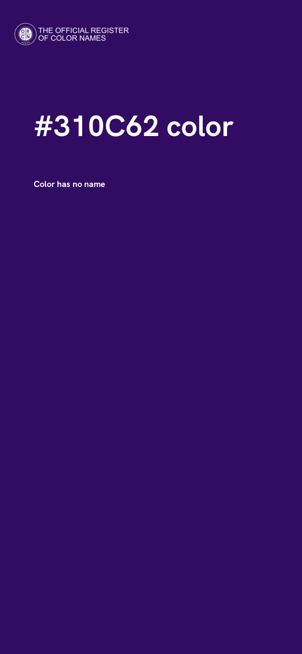 #310C62 color image