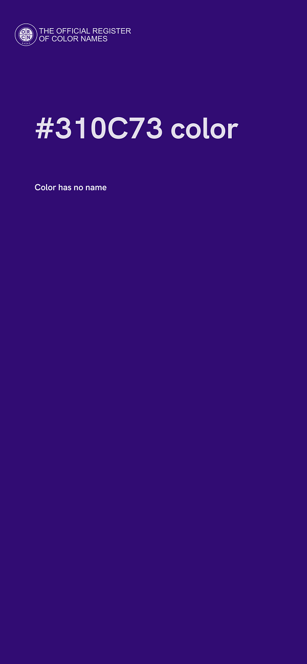 #310C73 color image