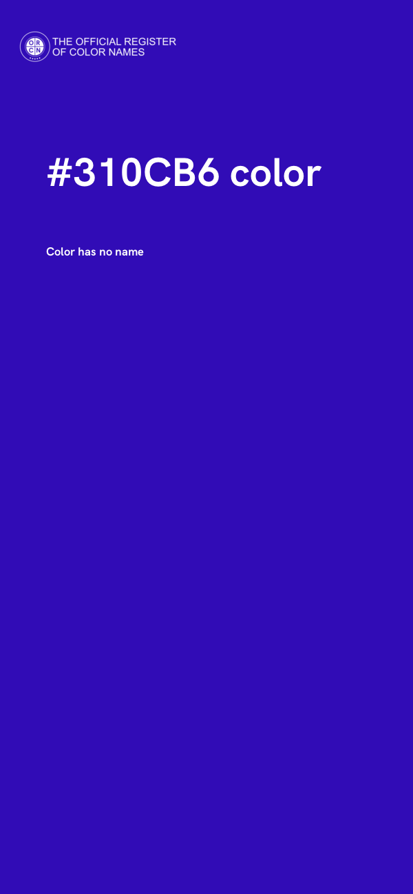#310CB6 color image