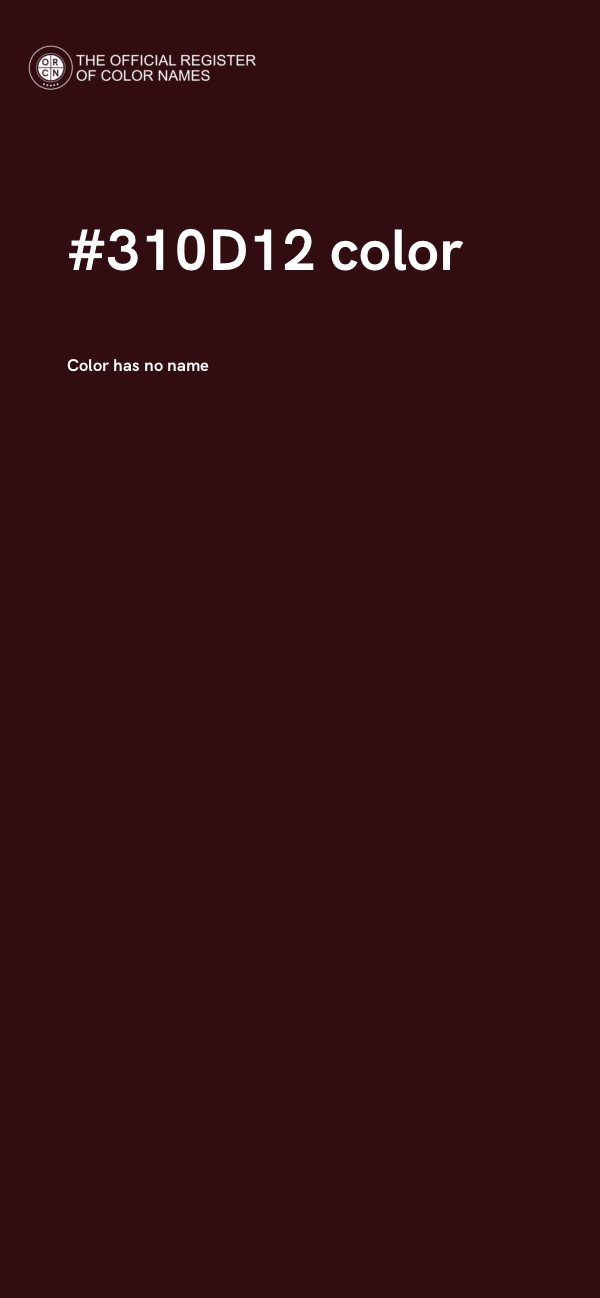 #310D12 color image
