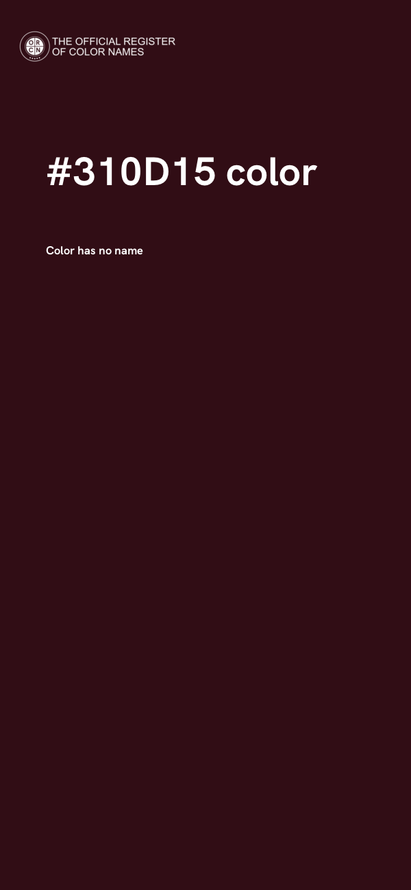 #310D15 color image