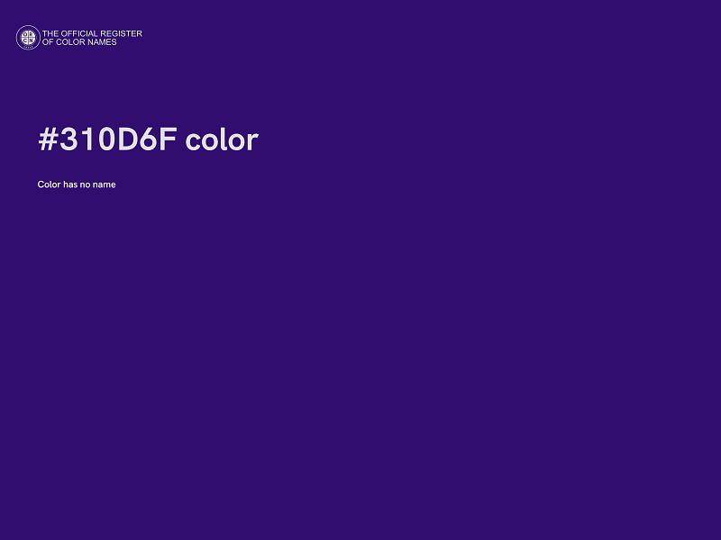 #310D6F color image