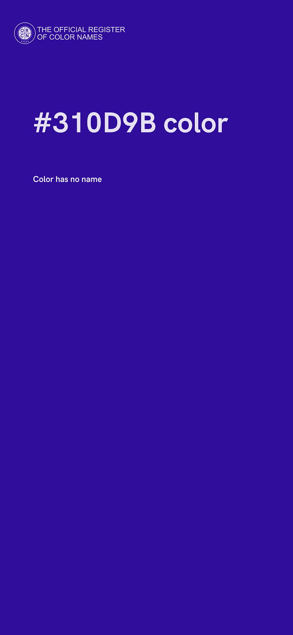 #310D9B color image