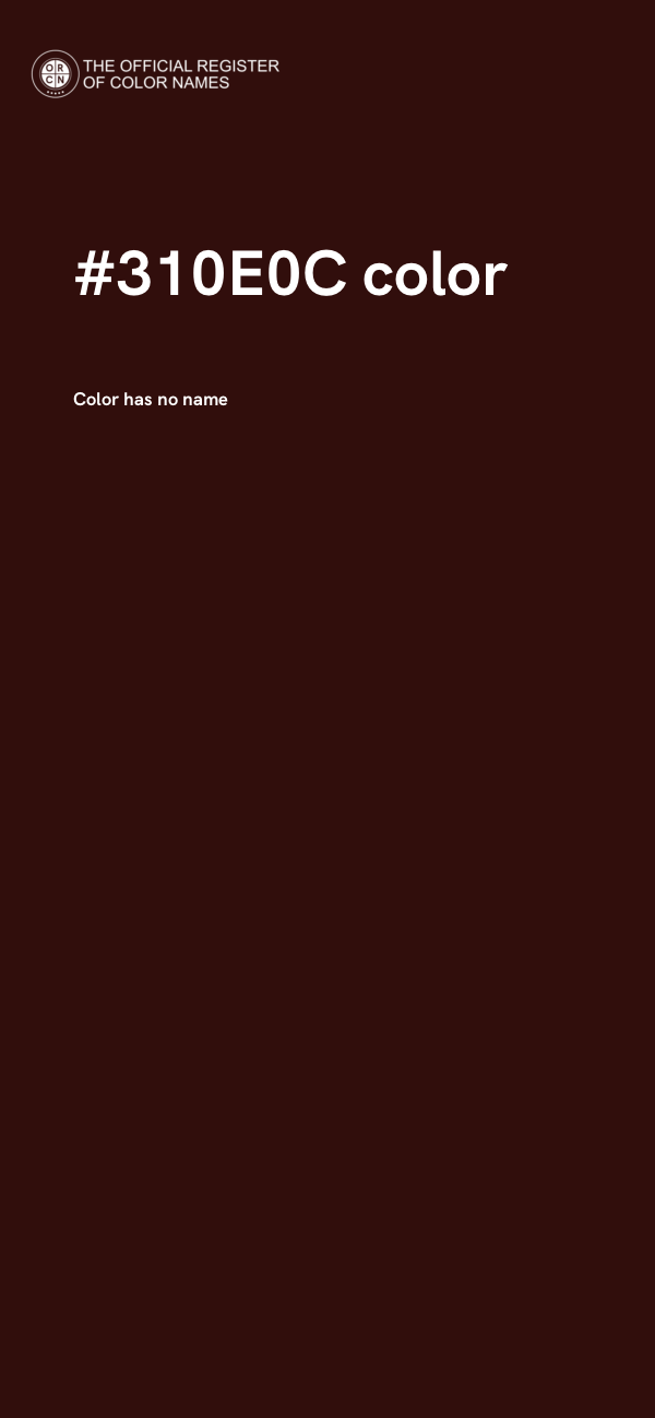 #310E0C color image