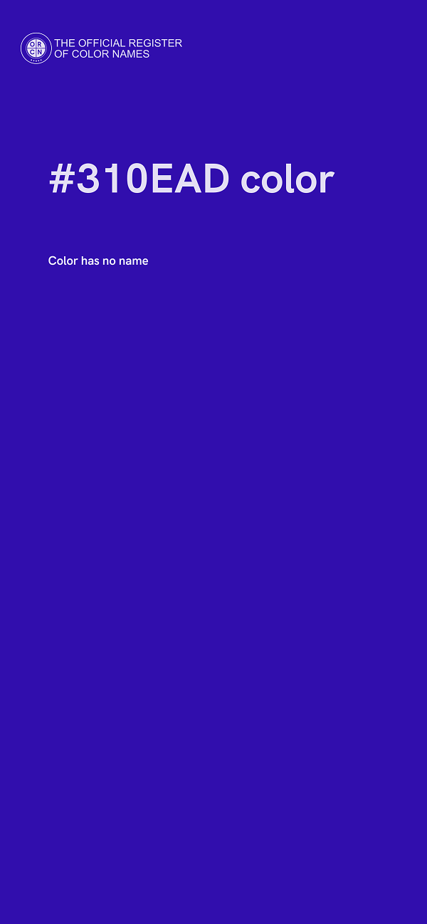 #310EAD color image
