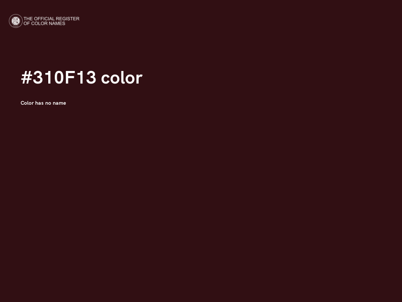 #310F13 color image