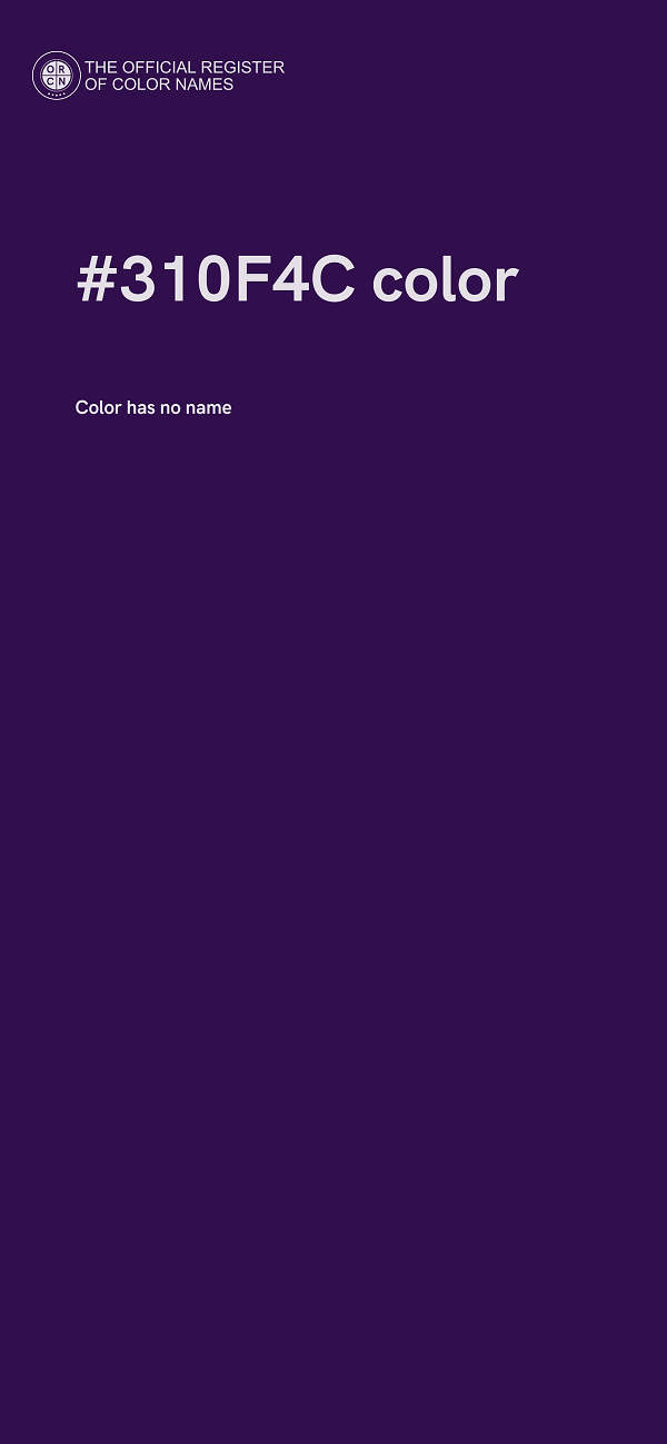 #310F4C color image