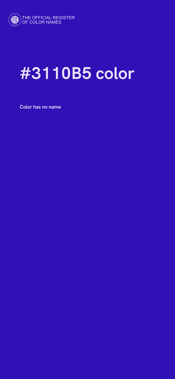 #3110B5 color image
