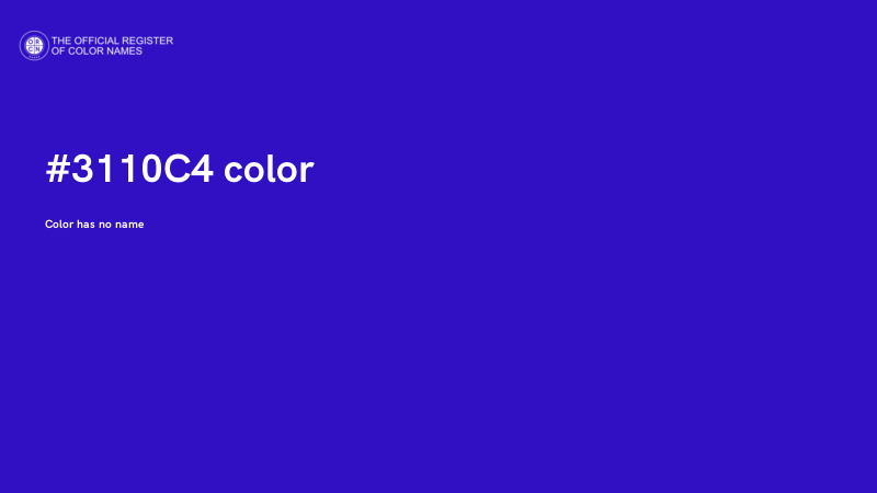 #3110C4 color image