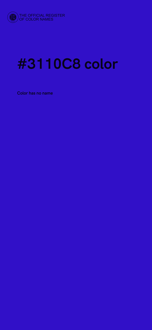 #3110C8 color image