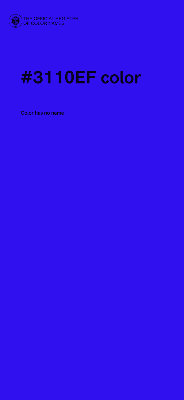 #3110EF color image