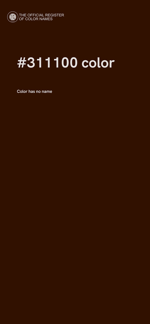 #311100 color image