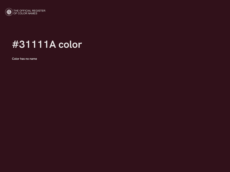 #31111A color image