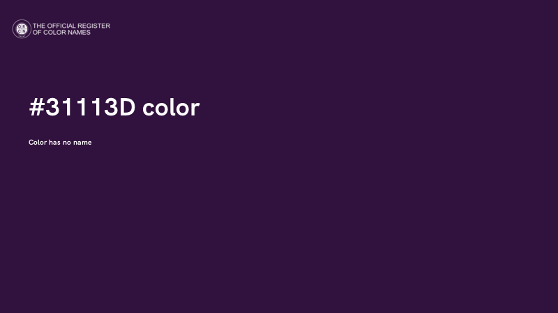 #31113D color image