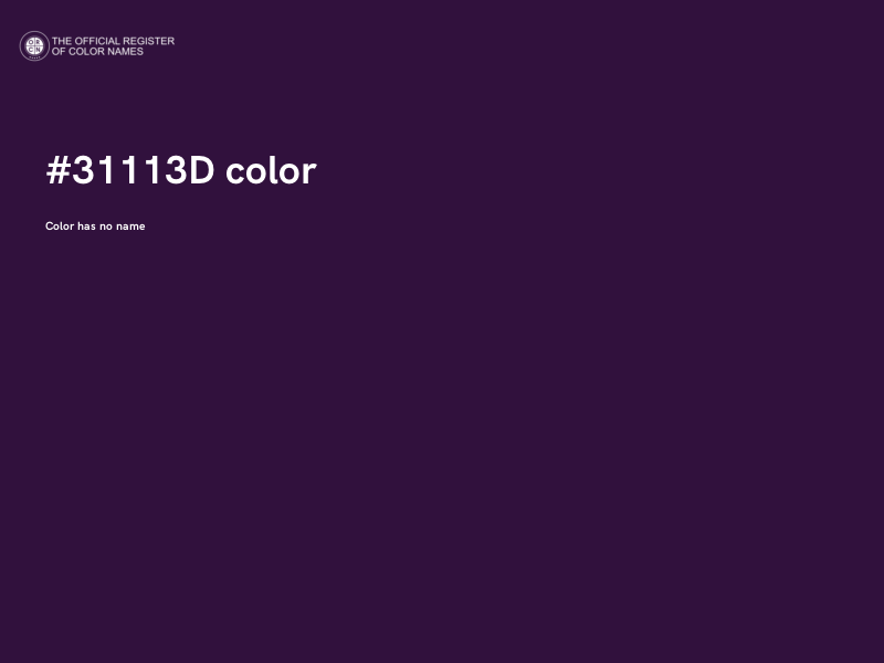 #31113D color image