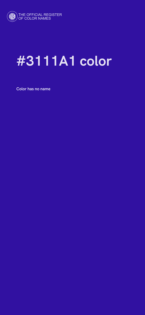 #3111A1 color image