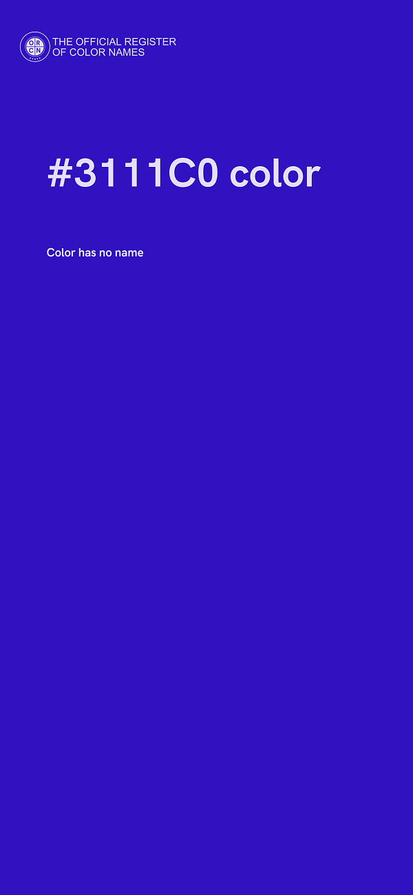 #3111C0 color image
