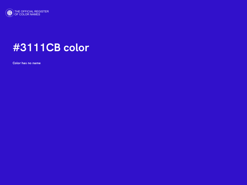 #3111CB color image