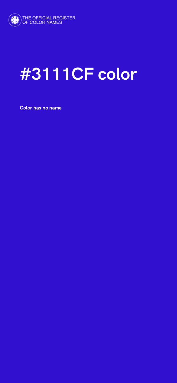#3111CF color image