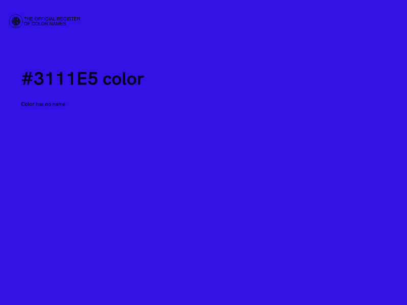 #3111E5 color image