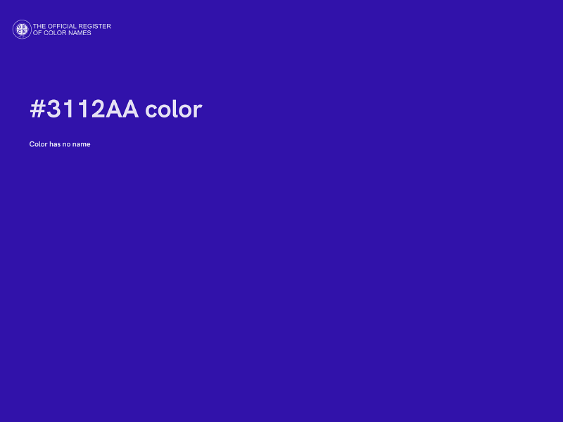 #3112AA color image