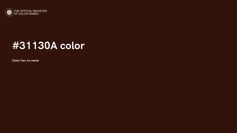 #31130A color image