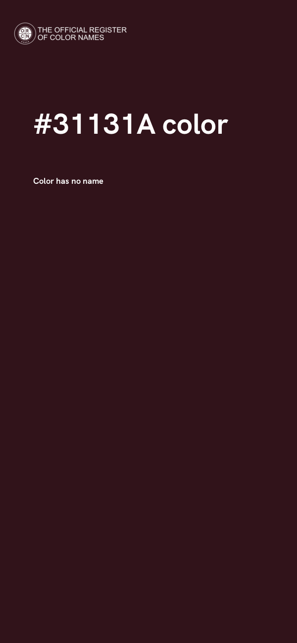 #31131A color image