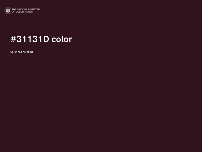 #31131D color image