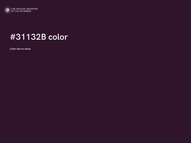 #31132B color image