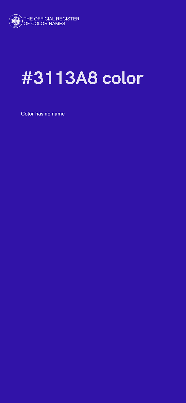 #3113A8 color image